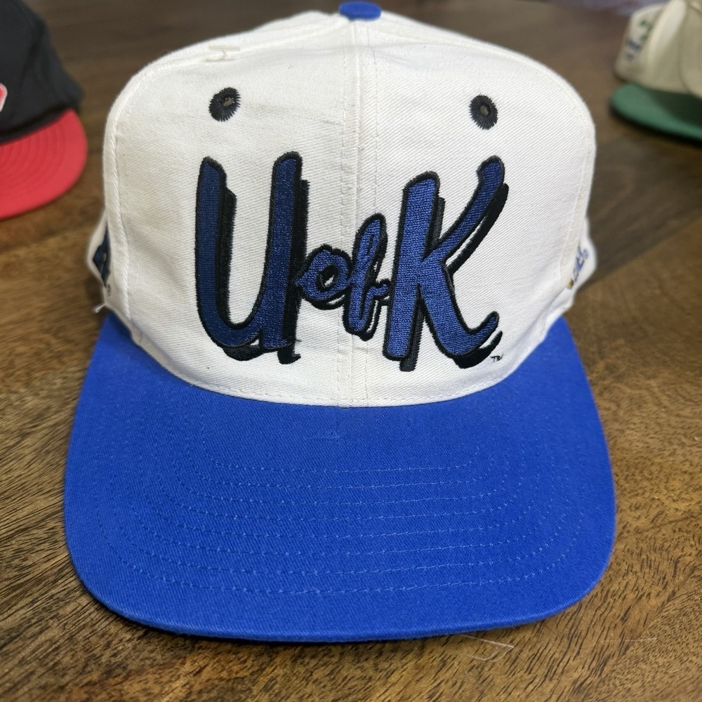 Vintage The Game University Of Kentucky Wildcats Graffiti SnapBack Hat